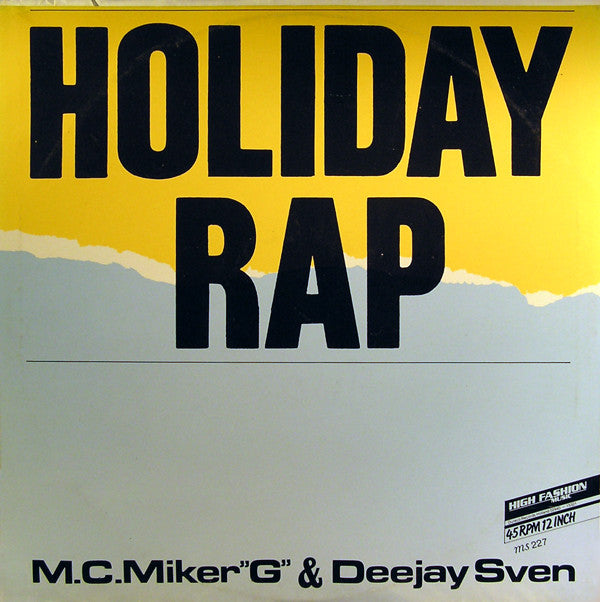 MC Miker G & DJ Sven - Holiday Rap (12inch)