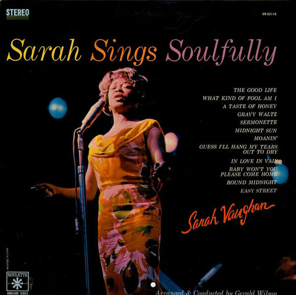 Sarah Vaughan - Sarah sings soulfully