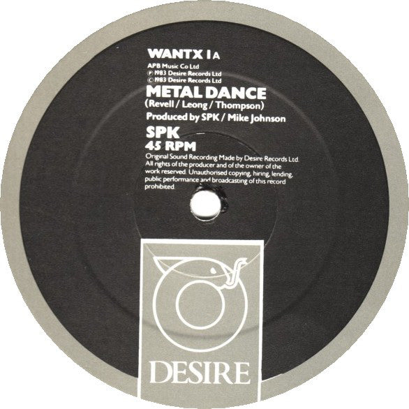 SPK - Metal Dance (12inch)